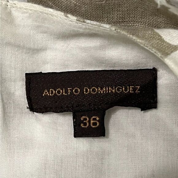 Adolfo Dominguez Linen Cotton Sleeveless Mid-length Dress size 36 (2) - Picture 4 of 8